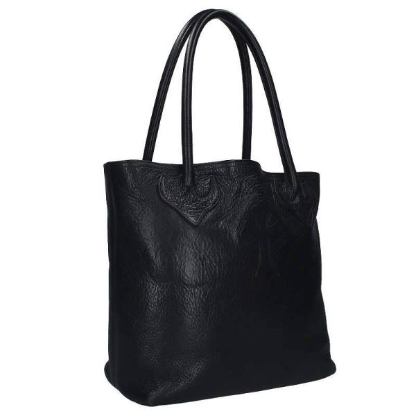 クロムハーツ Chrome Hearts FS TOTE/FSトート クロスパッチ付きレザートートバ...