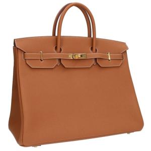 エルメス HERMES バーキン40 U刻印 サイズ:40 G金具トゴハンドバッグ 中古 GZ11｜rinkan