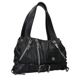 クロムハーツ JJ DEAN SML レザーライダースハンドバッグ 中古 OK15