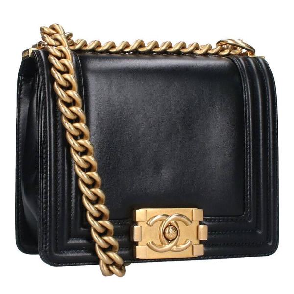 シャネル ボーイシャネルミニ レザーチェーンショルダーバッグ 中古 SS13 CHANEL