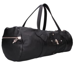クロムハーツ DUFFLE GYM BAG ダッフルジムバッグ クロスパッチスモールCH装飾ダガージップボストンバッグ 中古 SS07
