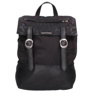 クロムハーツ バックパック MOTO BACKPACK CROSS モトバッグ セメタリークロスパッチ切替レザーバックパック 中古 SJ02