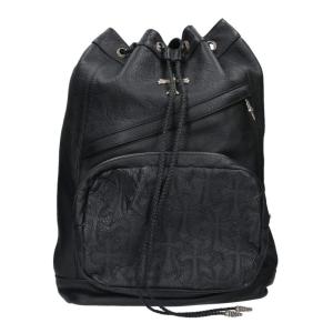 クロムハーツ バックパック STRANGE LOVE BAG CHクロス装飾セメタリーパッチレザーバッグパック 中古 SJ02
