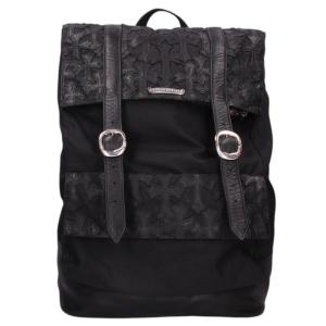 クロムハーツ バックパック MOTO BACKPACK CROSS モトバッグ セメタリークロスパッチ切替レザーバックパック 中古 OK15