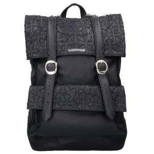 クロムハーツ MOTO BACKPACK CROSS モトバッグ セメタリークロスパッチ切替レザーバックパック 中古 SJ02