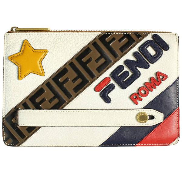 フェンディ FENDI フィラ ロゴレザークラッチバッグ 中古 BS99