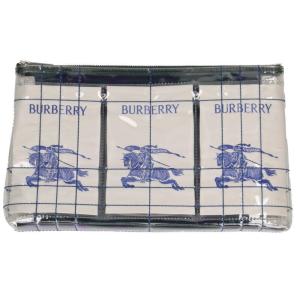 バーバリー PVCロゴクラッチバッグ 中古 BS99