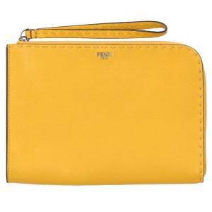 フェンディ 7N0153 AP3B セレリア スリムクラッチ レザークラッチバッグ 中古 BS99