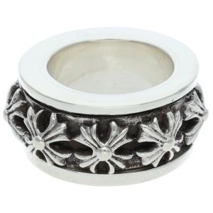 クロムハーツ サイズ:14号 RING SPINNER CH X スピナーCH X シルバーリング 中古 SS07