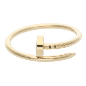 カルティエ 58/18号 JUSTE UN CLOU RING SM ジュストアンクル SM K18YGリング 中古 SS13