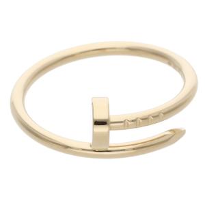 カルティエ 57/18号 JUSTE UN CLOU RING SM ジュストアンクル SM K18YGリング 中古 SS13