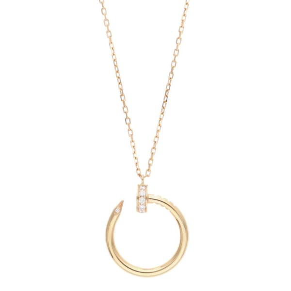 カルティエ ジュストアンクル JUSTE UN CLOU NECLACE K18PGダイヤモンドネッ...