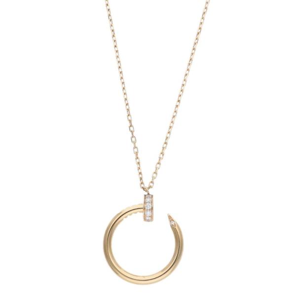 カルティエ ネックレス JUSTE UN CLOU NECLACE K18PGダイヤモンドネックレス...