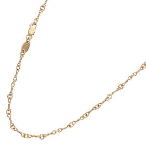 クロムハーツ ネックレス サイズ:18inch 22K NECKCHAIN T18 ツイストチェーン18inch ゴールドネックレス 中古 OS06