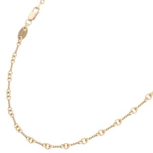 クロムハーツ サイズ:18inch 22K NECKCHAIN T18 ツイストチェーン18inch ゴールドネックレス 中古 FK04
