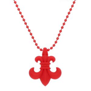 クロムハーツ RUBBER BS FLUER ラバーフレア シリコンネックレス 中古 SJ02