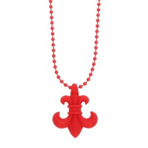 クロムハーツ RUBBER BS FLUER ラバーフレア シリコンネックレス 中古 OK15