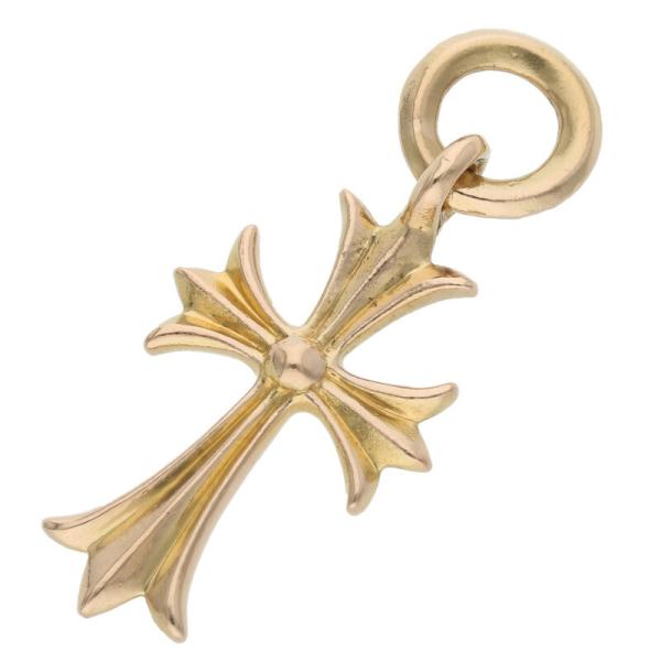 クロムハーツ ネックレストップ 22K TINY CH CROSS タイニーCHクロス オールドチャ...