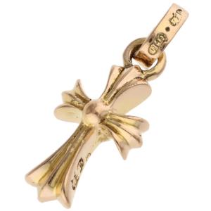 クロムハーツ ネックレストップ 22K CRS BBYFAT 22Kベイビーファット チャーム ゴールドネックレストップ 中古 SS07