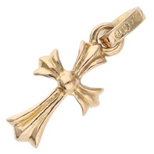 クロムハーツ ネックレストップ 22K CRS BBYFAT 22Kベイビーファット チャーム ゴールドネックレストップ 中古 SS07