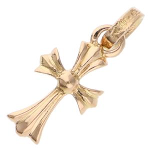 クロムハーツ ネックレストップ 22K CRS BBYFAT 22Kベイビーファット チャーム ゴールドネックレストップ 中古 FK04