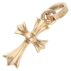 クロムハーツ ネックレストップ 22K CRS BBYFAT 22Kベイビーファット チャーム ゴールドネックレストップ 中古 OK15