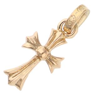 クロムハーツ ネックレストップ 22K CRS BBYFAT 22Kベイビーファット オールドチャーム ゴールドネックレストップ 中古 NO05