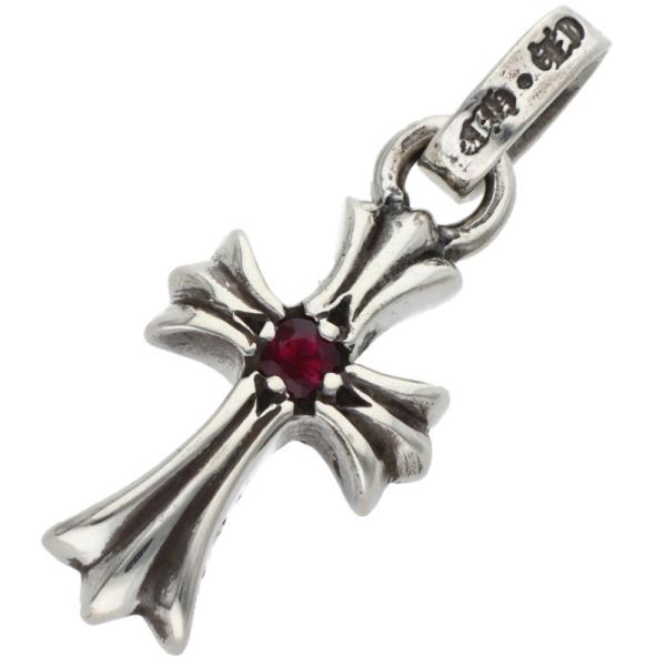 クロムハーツ ネックレストップ CRS BBYFAT RUBY ベイビーファット 1ルビー チャーム...