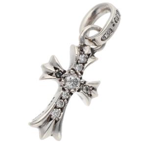 クロムハーツ CRS BBYFAT P DMND ベイビーファット PAVEダイヤ チャーム シルバーネックレストップ 中古 SS07