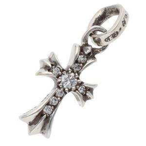 クロムハーツ CRS BBYFAT P DMND ベイビーファット PAVEダイヤ チャーム シルバーネックレストップ 中古 OK15