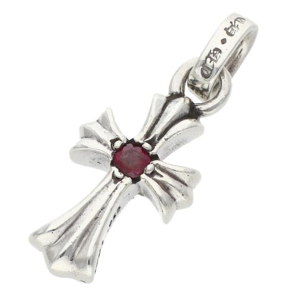 クロムハーツ CRS BBYFAT RUBY ベイビーファット 1ルビーチャーム ネックレストップ ...