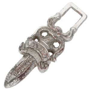 クロムハーツ #5DAGGER ZIP1 #5ダガーチャーム シルバーネックレストップ 中古 OK15