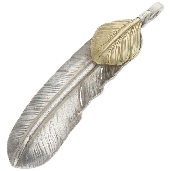 ゴローズ サイズ:特大 上金特大フェザー 左向き ネックレストップ 中古 NO05