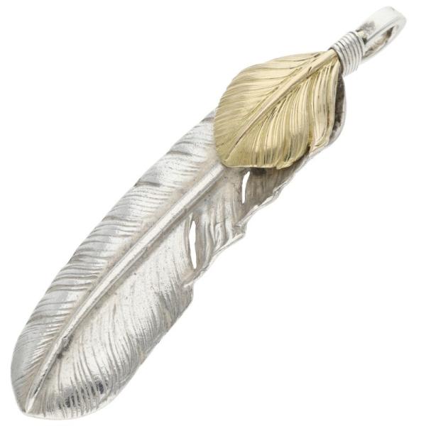 ゴローズ サイズ:特大 上金特大フェザー 左向き ネックレストップ 中古 NO05