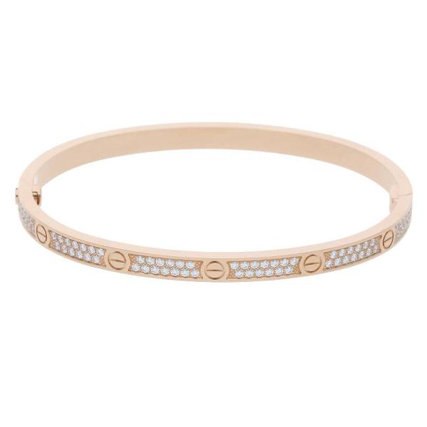 カルティエ Cartier LOVE BRACELET PAVE DIAMONDS SM/ラブブレス...