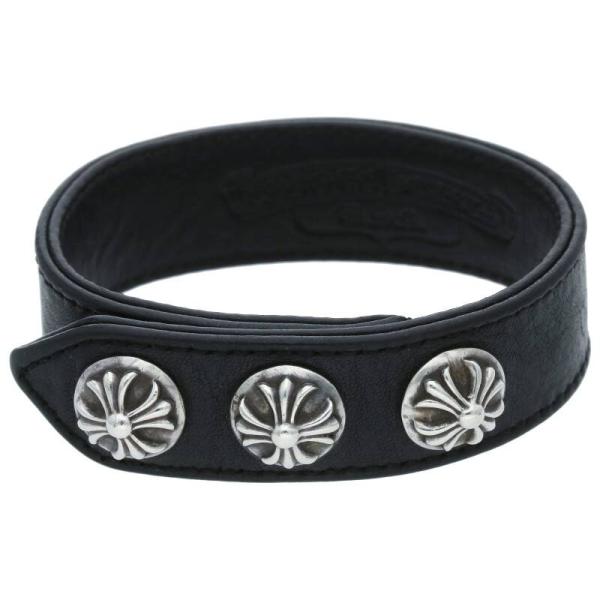 クロムハーツ Chrome Hearts 3BTN/2SNP/クロスボール3ボタン2スナップ  レザ...