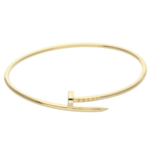 カルティエ サイズ:18 USTE UN CLOU BRACELET SM K18YGジュストアンク...