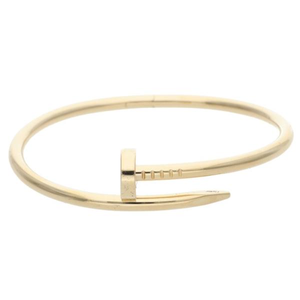 カルティエ サイズ:17 新型 JUSTE UN CLOU BRACELET K18YGジュストアン...
