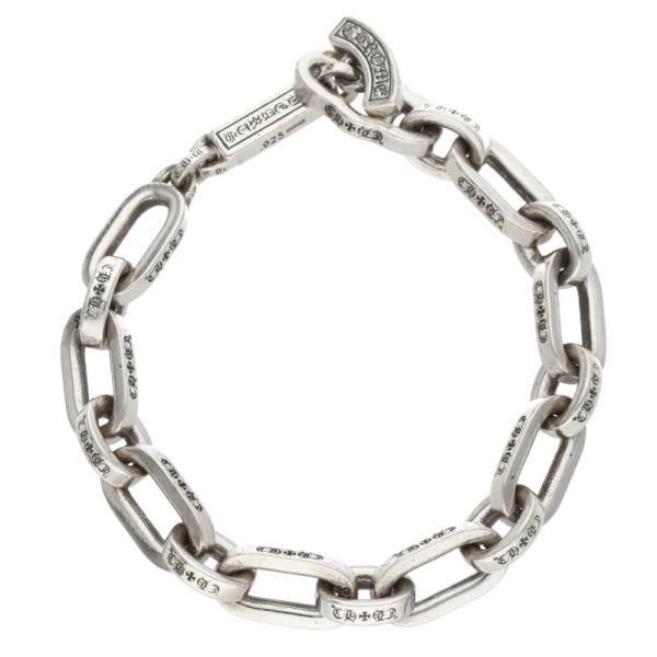 クロムハーツ ブレスレット 9LINK PAPER E CHAIN ペーパーEチェーン シルバーブレ...