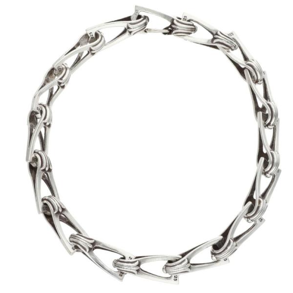 クロムハーツ サイズ:15LINK WINDOW CHAIN ウインドウチェーン シルバーブレスレッ...