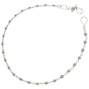 クロムハーツ ウォレットチェーン サイズ:ロング 1BALL LONG-S 1クリップロング#1クロスボール シルバーウォレットチェーン 中古 OK15