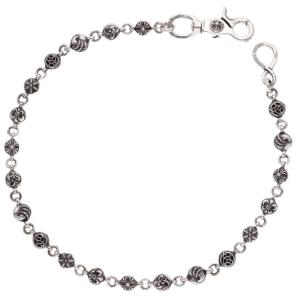 クロムハーツ ウォレットチェーン サイズ:ロング 2MULTIBALL LONG-S 1クリップロング#2マルチボール シルバーウォレットチェーン 中古 OS06