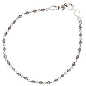 クロムハーツ 1BALL LONG-S 1クリップロング#1クロスボール シルバーウォレットチェーン 中古 SJ02