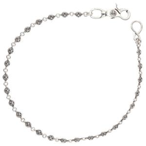 クロムハーツ ロング 1BALL LONG-S 1クリップロング#1クロスボール シルバーウォレットチェーン 中古 OK15