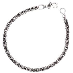 クロムハーツ サイズ:ロング BOX B RING LONG-S 1クリップロングボックスBリング シルバーウォレットチェーン 中古 SS07