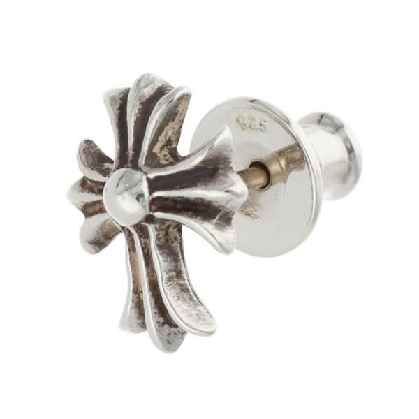 クロムハーツ No2 CH CRS CHクロススタッド シルバーピアス 中古 NO05