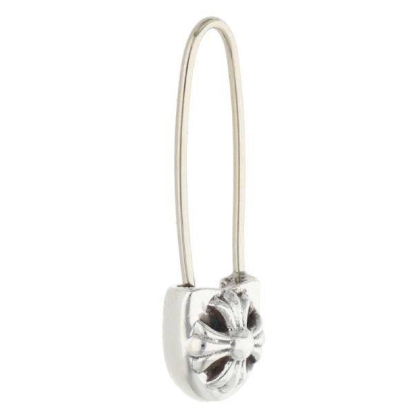 クロムハーツ ER SAFETY PIN セーフティピン シルバーピアス 中古 OK15