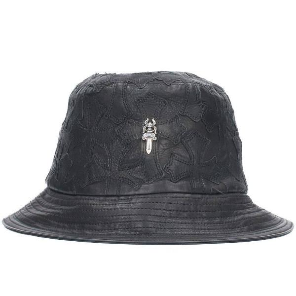 新品 Chrome Hearts CH クロスパッチ ナイロン バケットハット