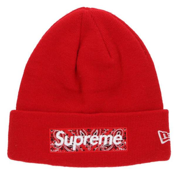 シュプリーム ニューエラ 19AW New Era Bandana Box Logo Beanie ...