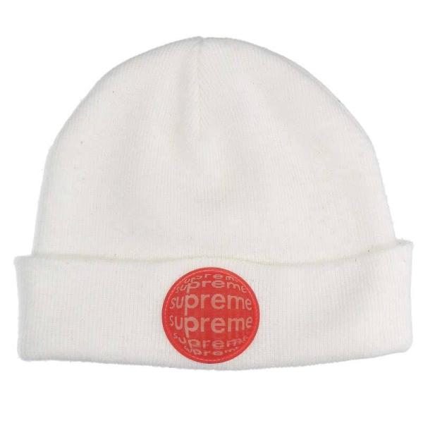 シュプリーム SUPREME 21SS Lenticular patch beanie サークルロゴ...